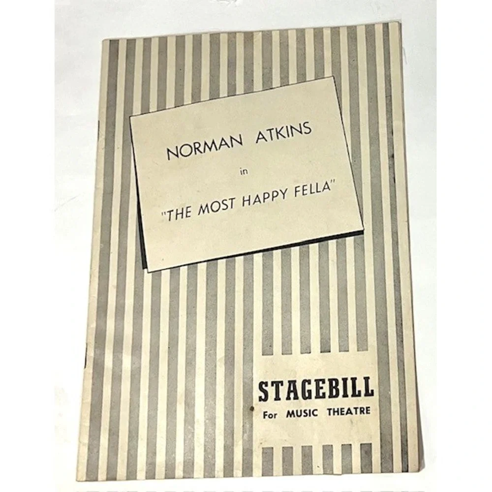 Lot of 4 Vintage 1950's Chicago Stagebill   